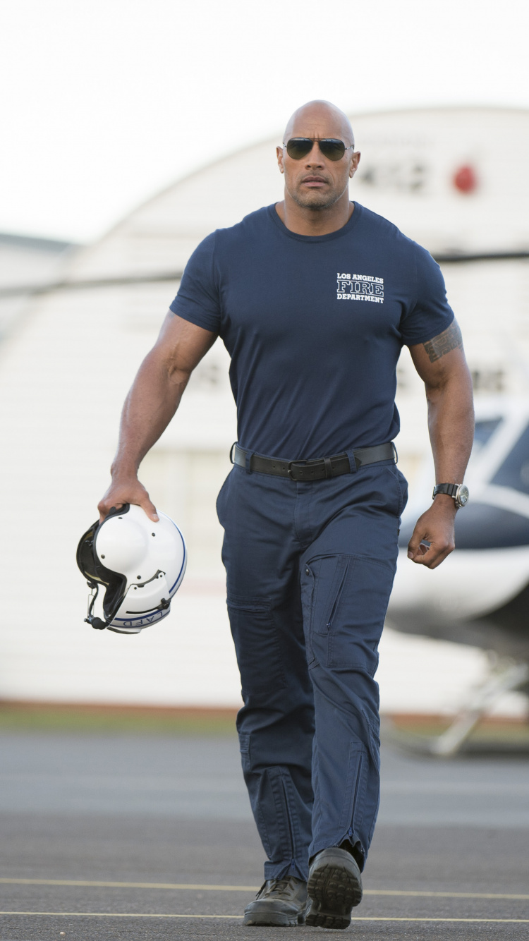 Обои Дуэйн Джонсон, Сан-Андреас, бедствие, самолет, самолеты в разрешении 750x1334