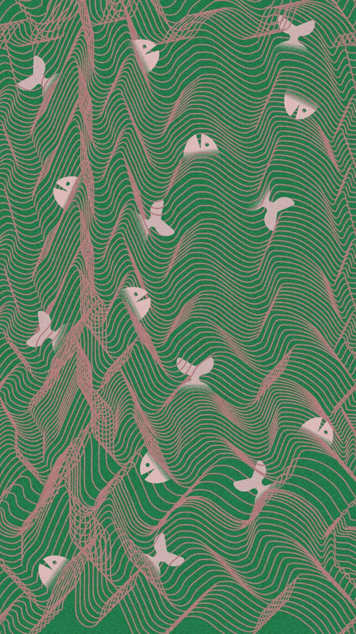 Обои узор, дизайн, зеленый, ткань, прямоугольник в разрешении 720x1280