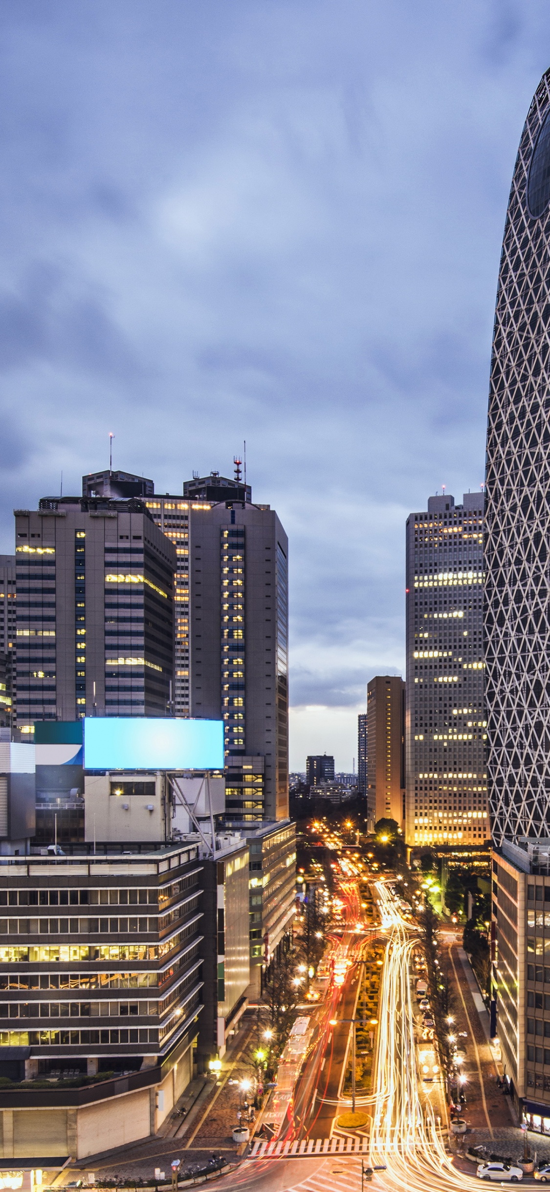 Обои небоскреб, городской район, городской пейзаж, город, метрополия в разрешении 1125x2436