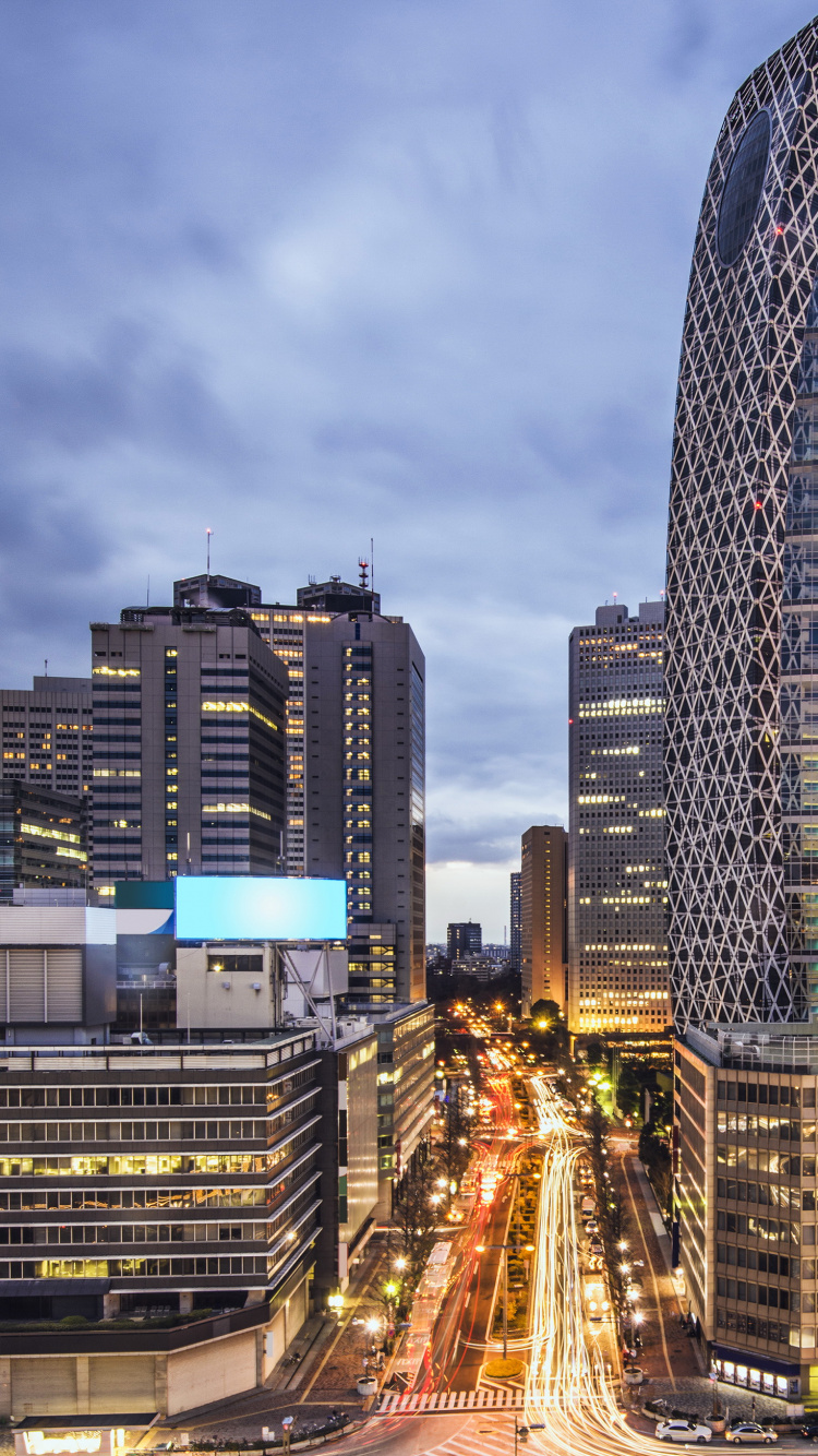 Обои небоскреб, городской район, городской пейзаж, город, метрополия в разрешении 750x1334