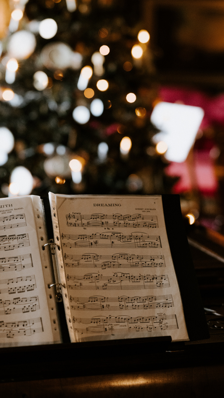 Обои измеритель, текст, фортепьяно, контрабас, диксиленд в разрешении 750x1334