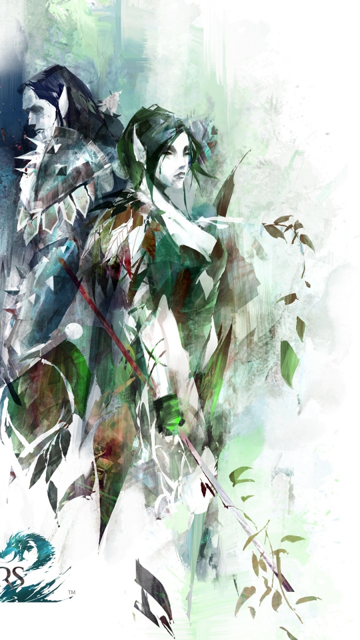 Обои оружий, иллюстрация, графический дизайн, Гильдия войны 2 путь огня, шрифт в разрешении 720x1280