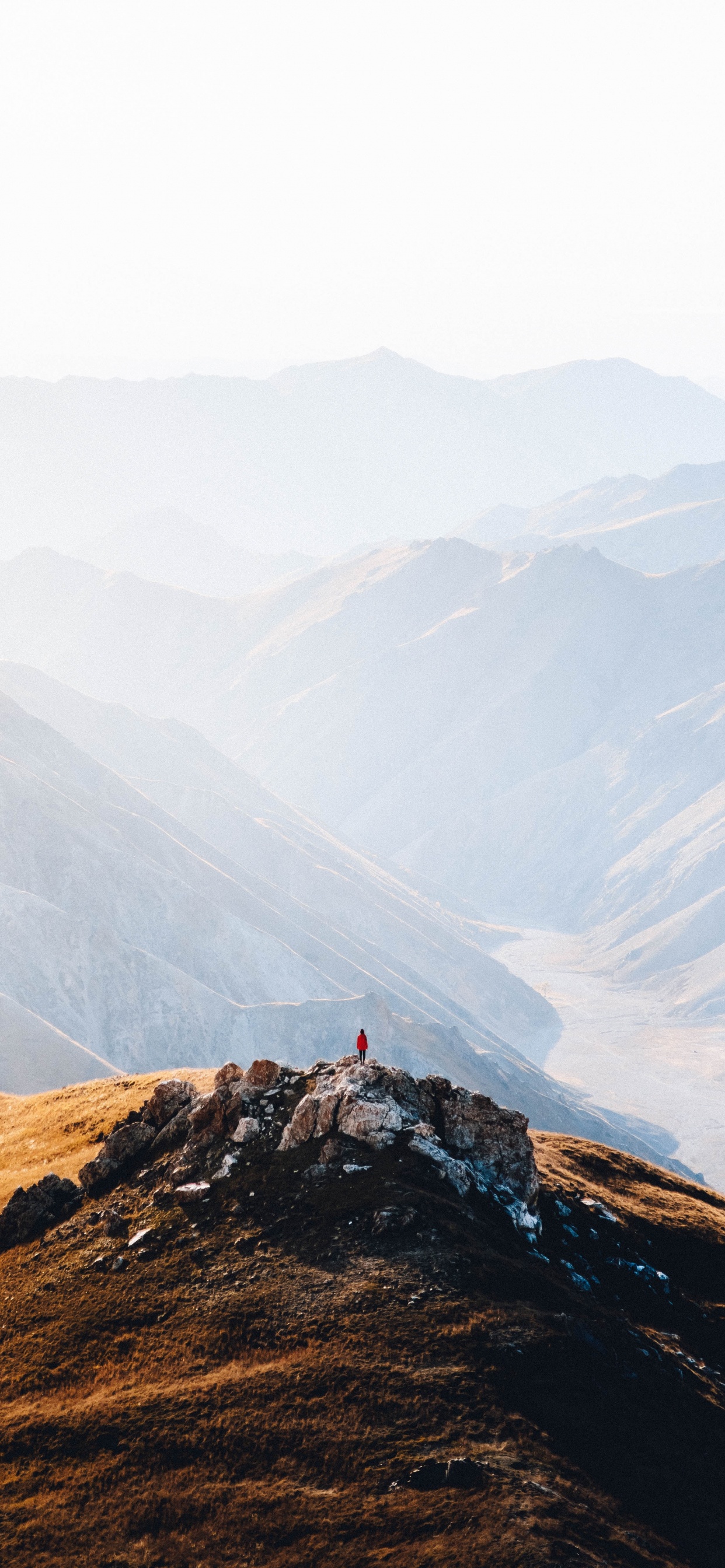 Обои горный рельеф, гора, нагорье, хребет, холм в разрешении 1242x2688