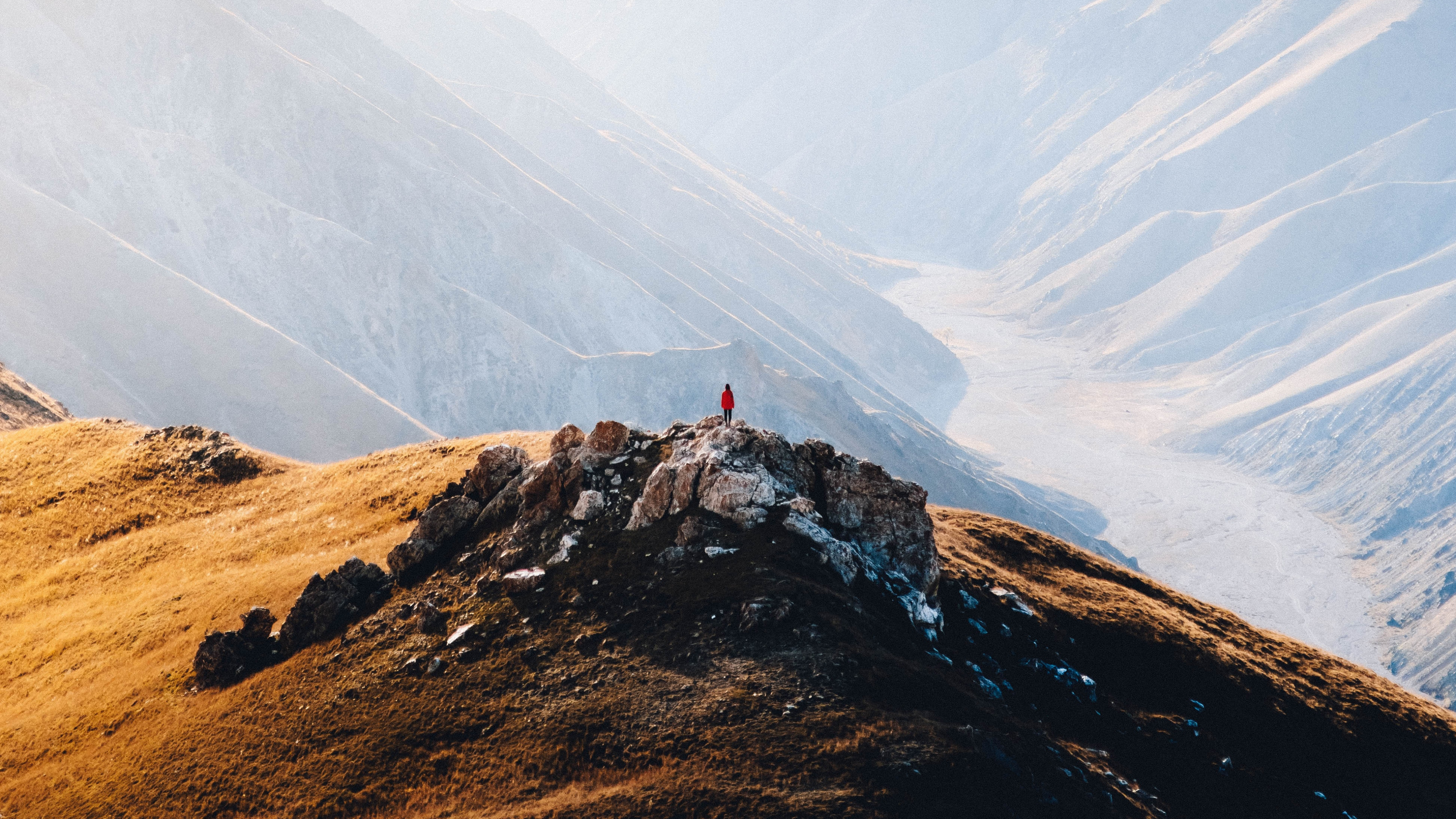 Обои горный рельеф, гора, нагорье, хребет, холм в разрешении 3840x2160