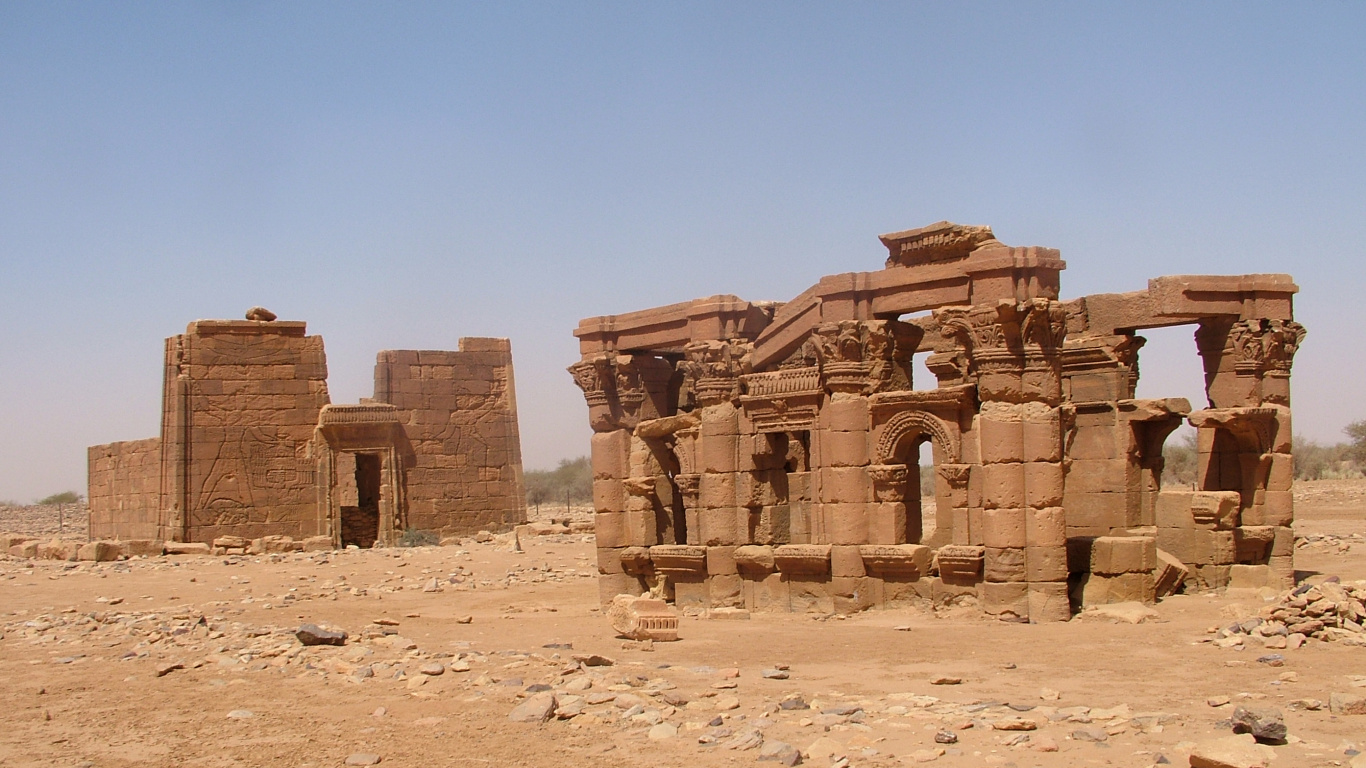 Обои Нубия, Нил, Древний Египет, цивилизация, древняя история в разрешении 1366x768