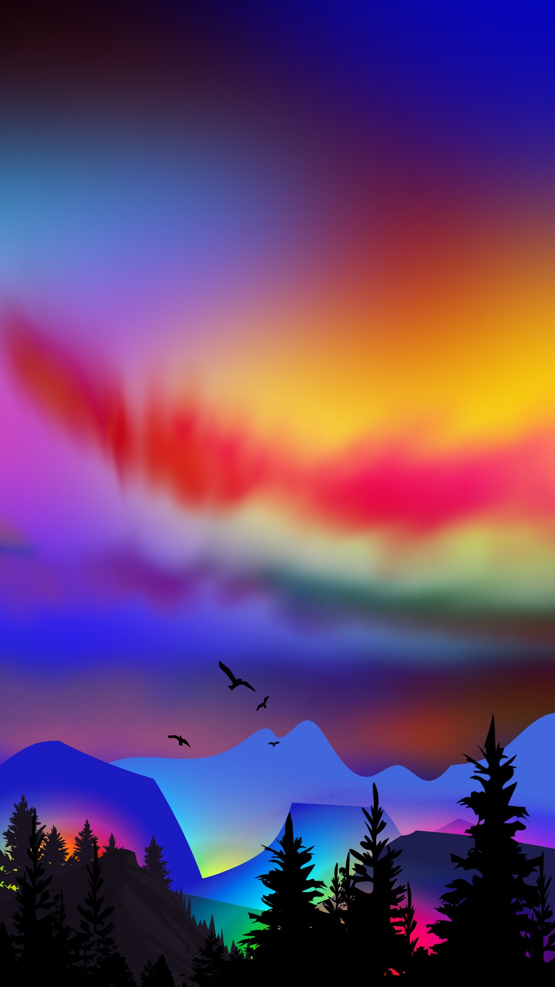 Обои атмосфера, облако, свет, природа, природный ландшафт в разрешении 1080x1920