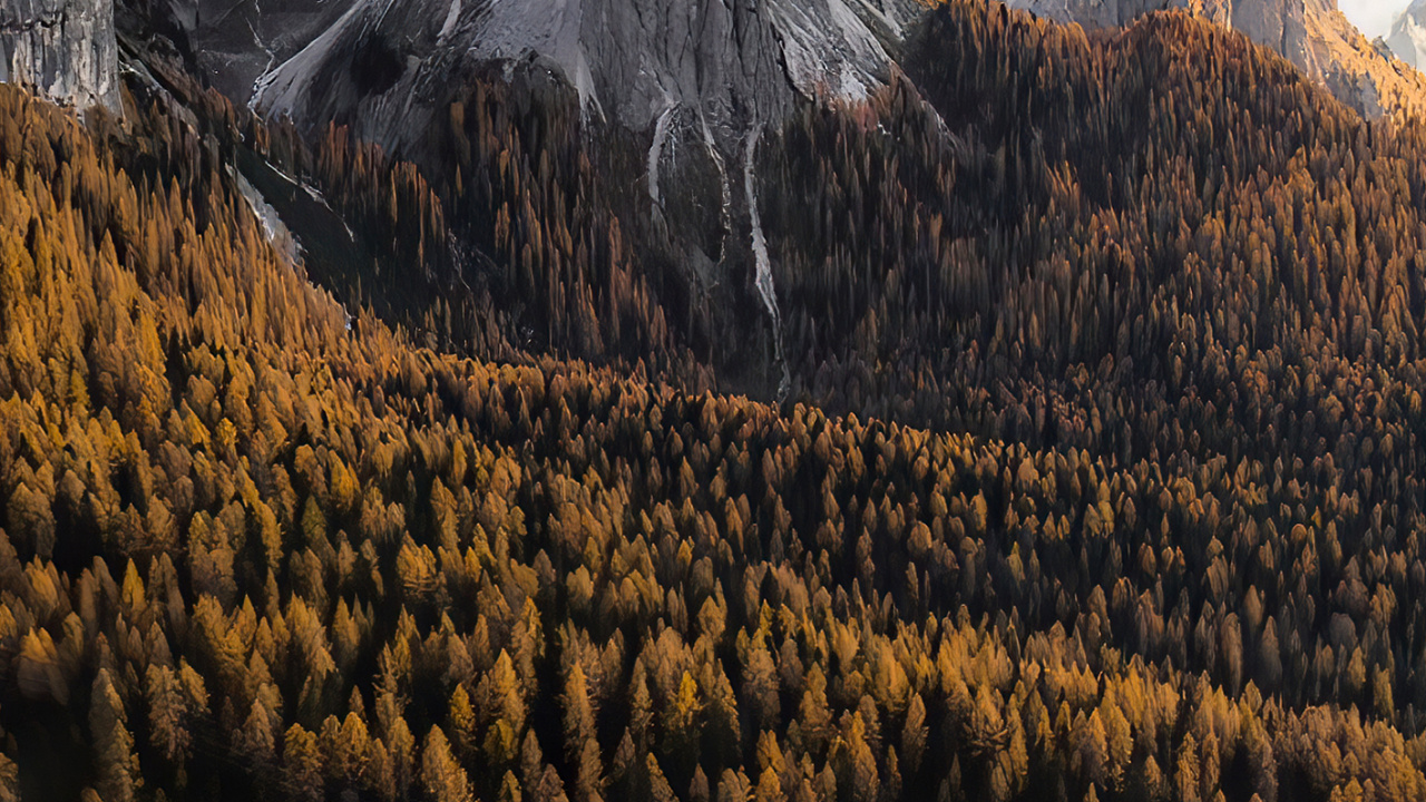 Обои облако, гора, растение, природный ландшафт, снег в разрешении 1280x720