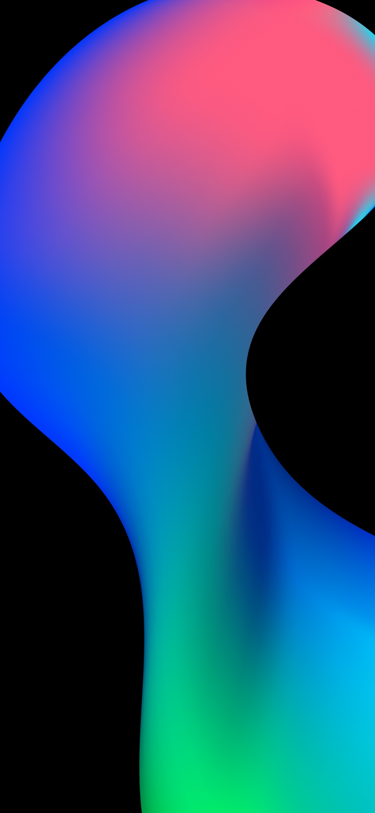 Обои свет, красочность, лазурный, материальное свойство, полутона и оттенки в разрешении 1242x2688