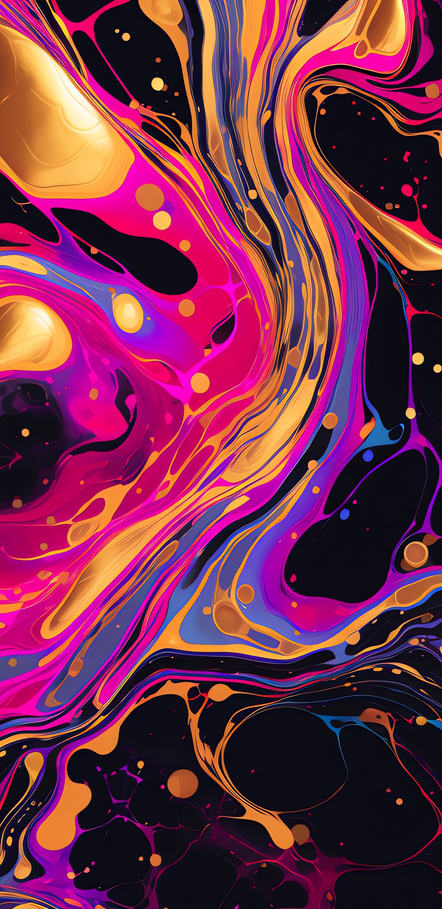 Обои художественная краска, арт, визуальное искусство, графический дизайн, живопись в разрешении 1440x2960