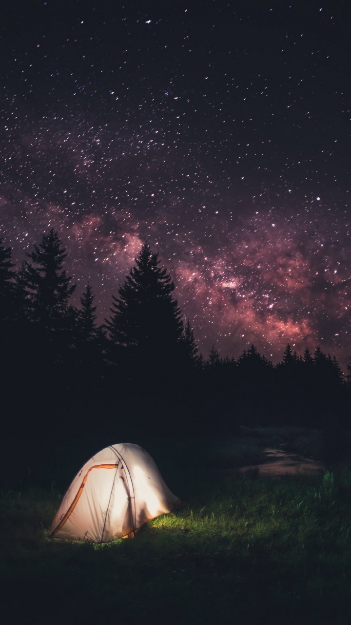 Обои природа, ночь, атмосфера, черный, туманность в разрешении 720x1280