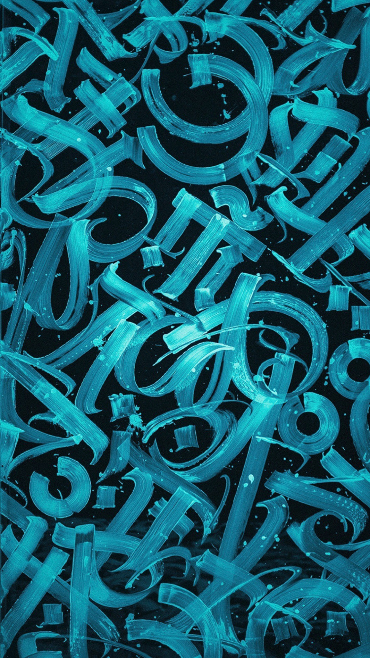 Обои покрас за гранью, каллиграфия, граффити, арт, уличное искусство в разрешении 750x1334