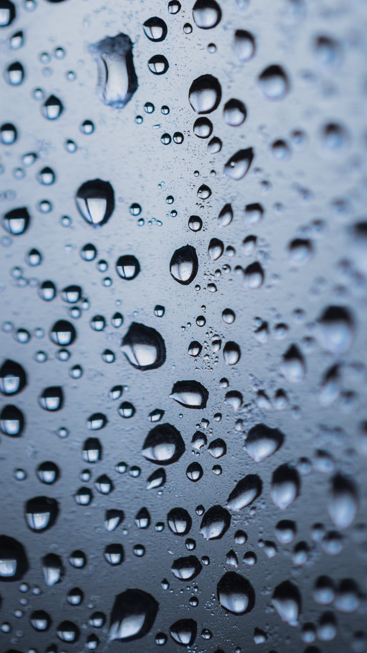 Обои роса, вода, падение, мелкий дождь, влага в разрешении 720x1280