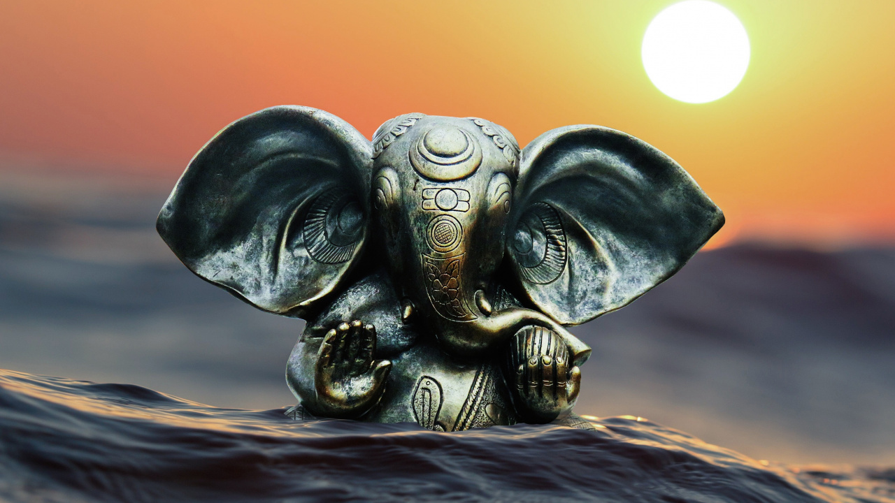 Обои вода, отражение, живая природа, море, статуя в разрешении 1280x720