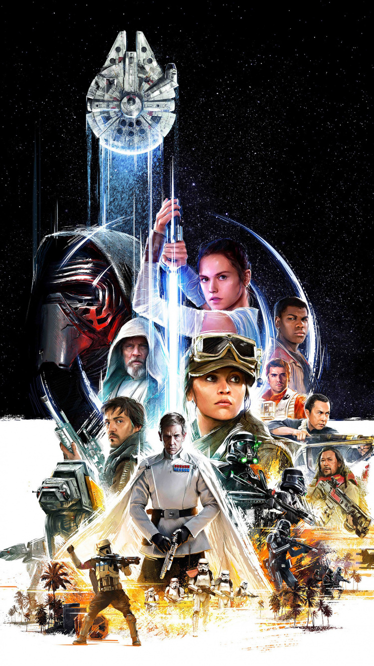 Обои Звездные войны восстание Скайуокер, Звездные войны пробуждение силы, Поэ Дэмерон, Король, Звездные Войны Последний Джедай в разрешении 750x1334