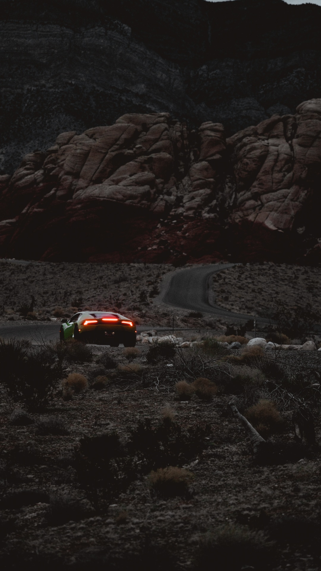 Обои спорткар, авто, гоночный автомобиль, местность, гоночный в разрешении 1080x1920