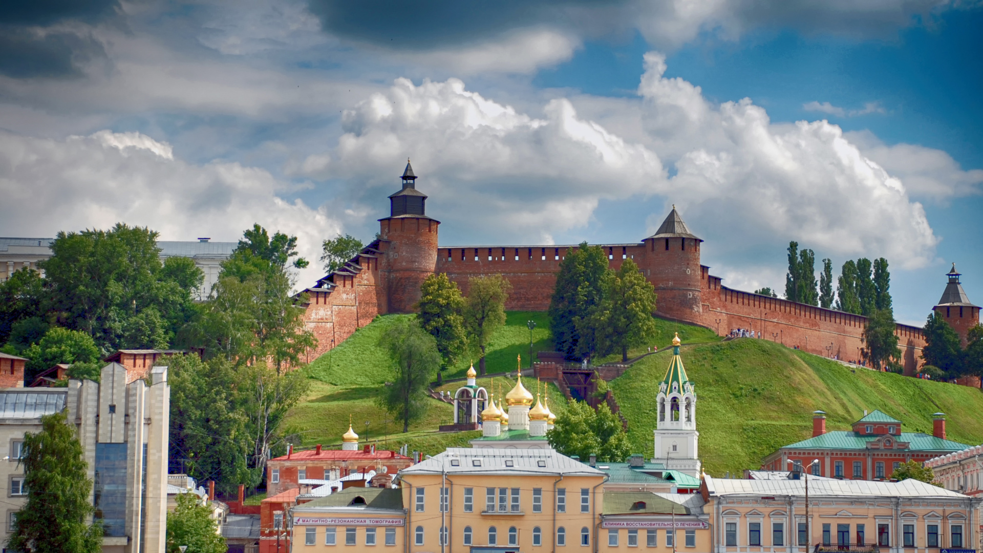 Обои Великом Новгороде, город, ориентир, городок, здание в разрешении 1920x1080