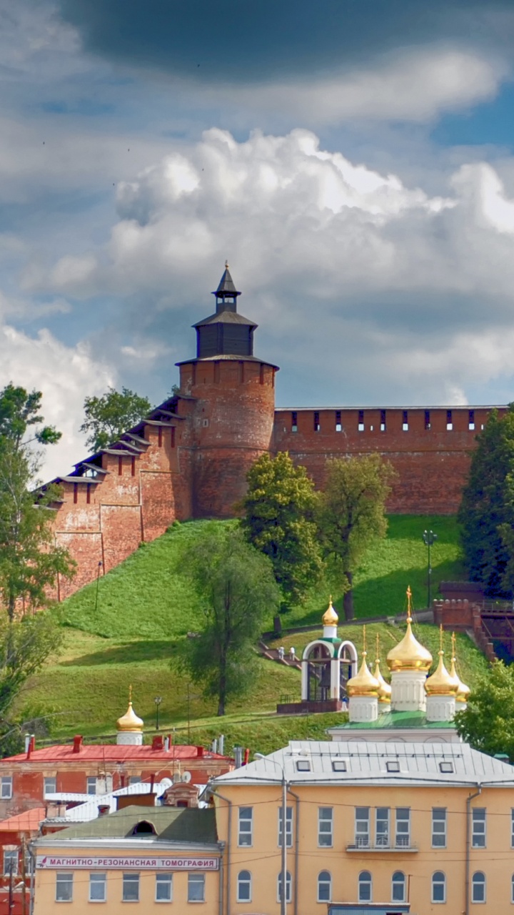 Обои Великом Новгороде, город, ориентир, городок, здание в разрешении 720x1280