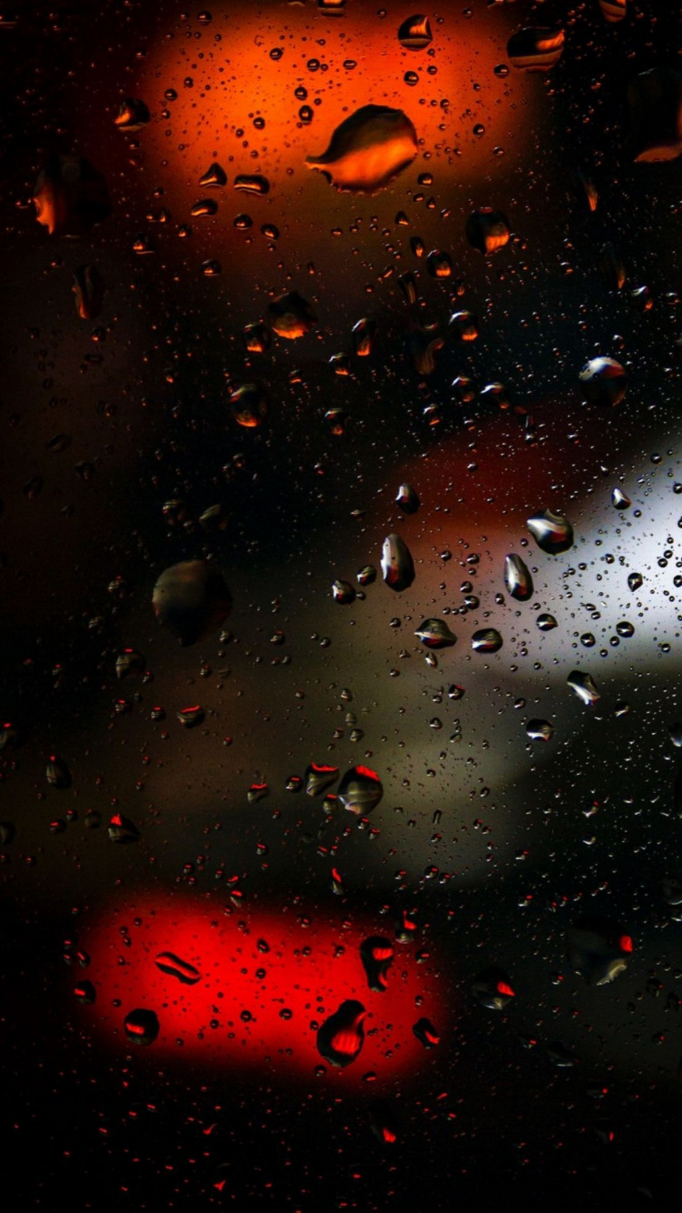 Обои атмосфера, стекло, вода, жидкий, свет в разрешении 750x1334