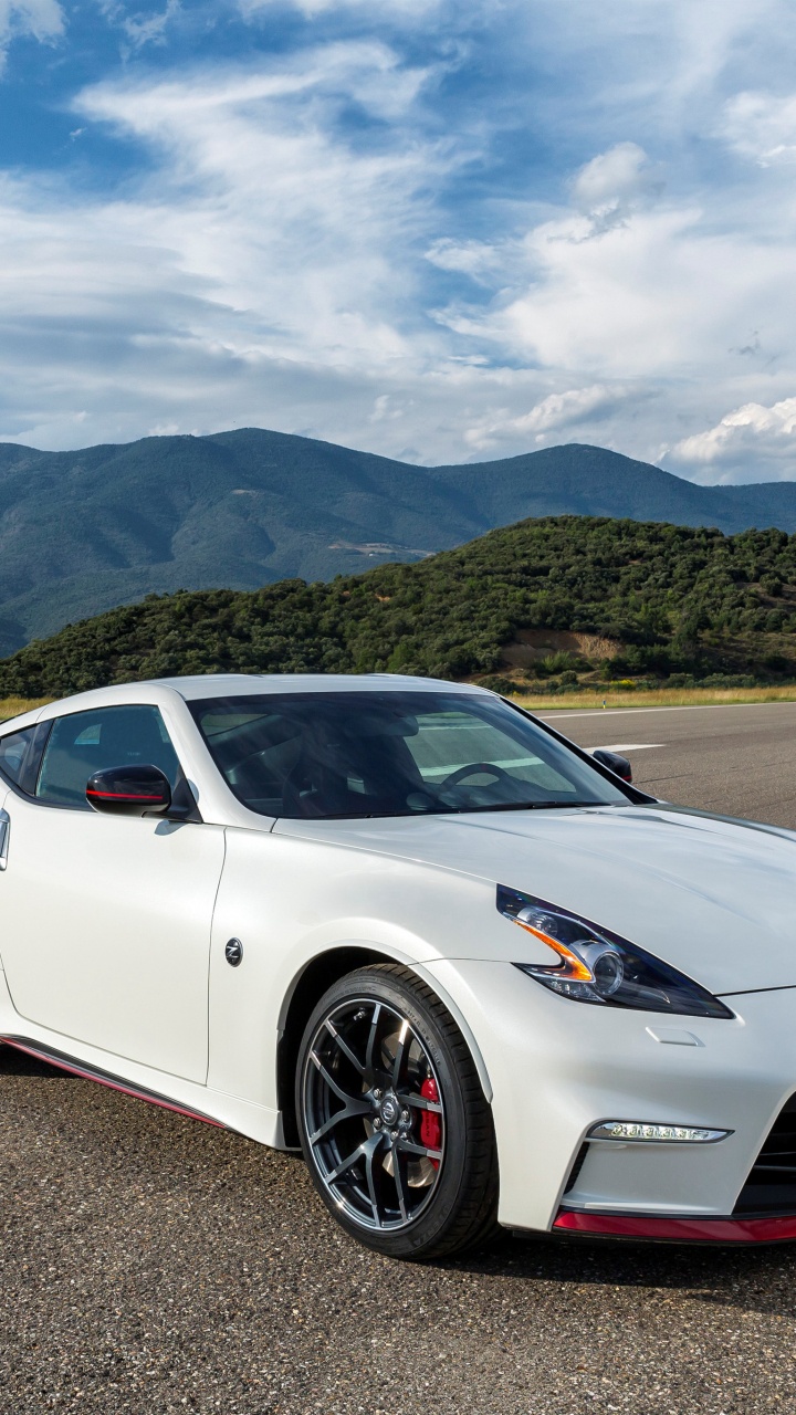 Обои Ниссан, спорткар, авто, nissan 370z, обод в разрешении 720x1280