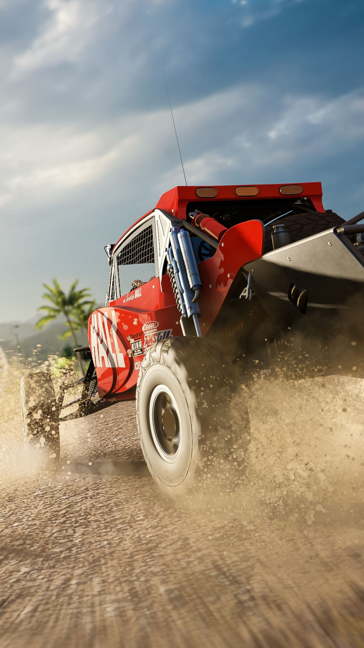 Обои горизонт Forza 3, горизонт форза, Офф-роуд, каскадер, почва в разрешении 750x1334