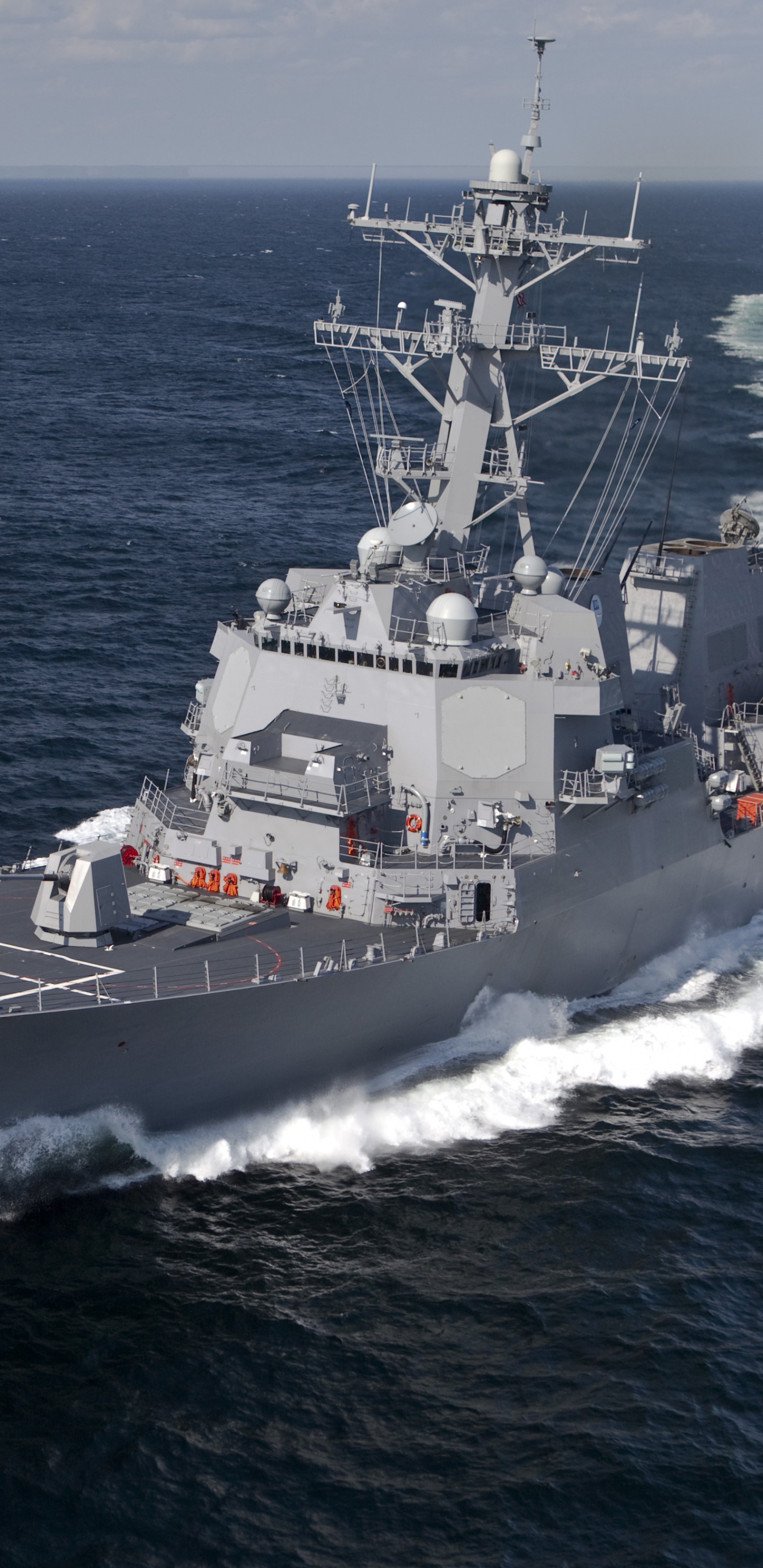 Обои военно морской флот США, разрушитель, ВМС США Джейсон данхем, Эсминец Арли Берк, военный корабль в разрешении 1440x2960