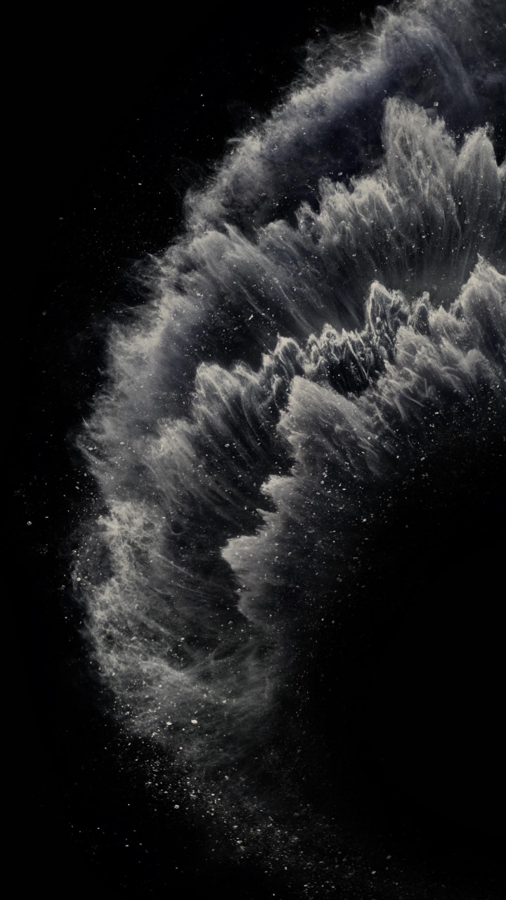 Обои яблоко, разблокирован, смартфон, водоем, зима в разрешении 720x1280