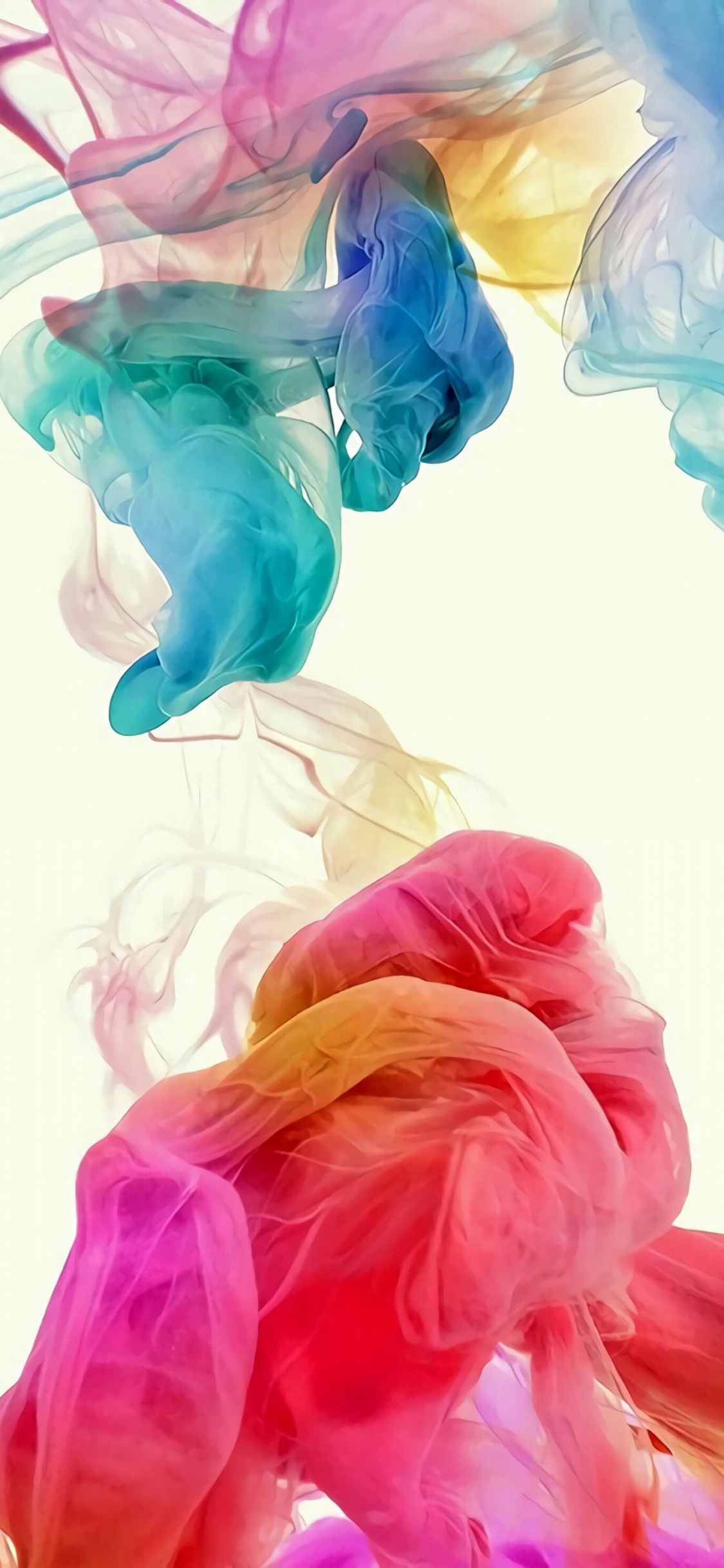 Обои розовый, дым, пурпурный цвет, иллюстрация, костюм в разрешении 1125x2436