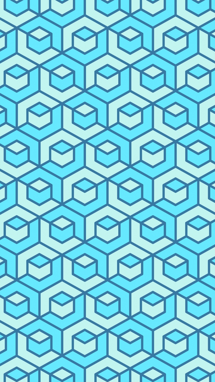 Обои узор, синий, лазурный, Аква, линия в разрешении 720x1280