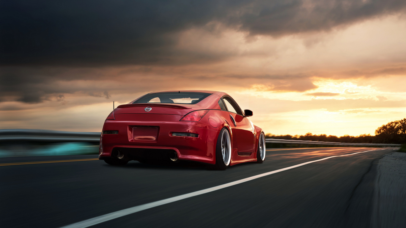 Обои авто, Ниссан, спорткар, тюнинг автомобилей, суперкар в разрешении 1366x768