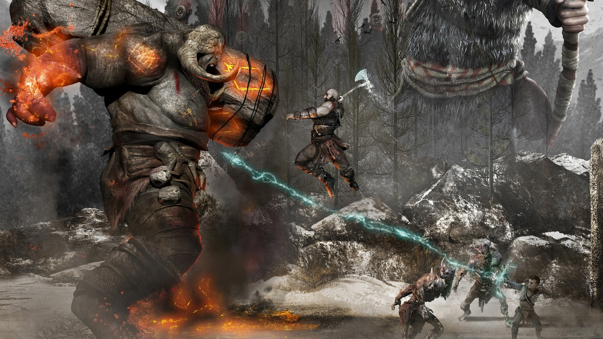 Обои стратегии видео игры, бог войны коллекция, игра, бог войны II, игры в разрешении 1920x1080