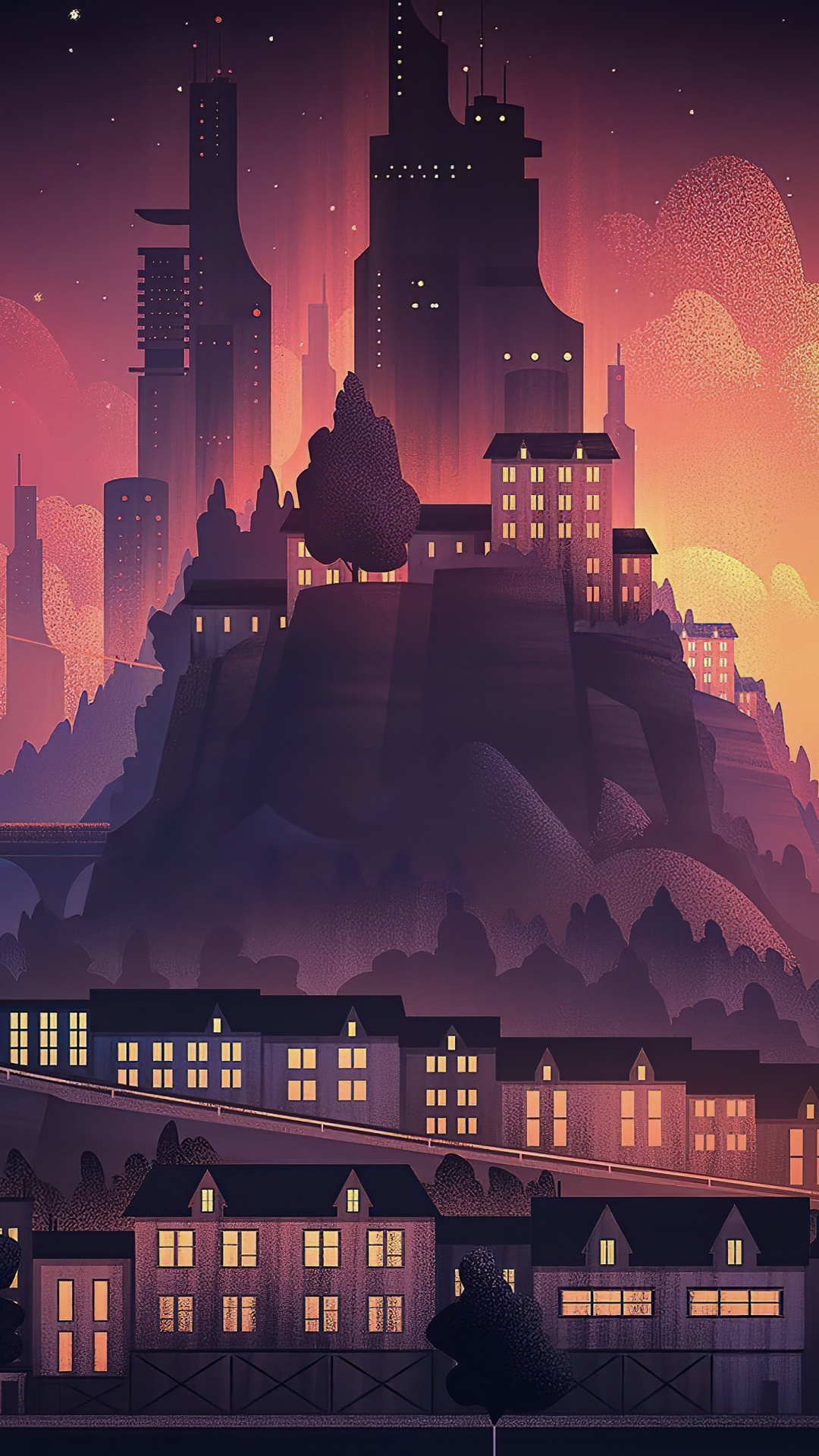 Обои городской пейзаж, здание, атмосфера, мир, свет в разрешении 1080x1920