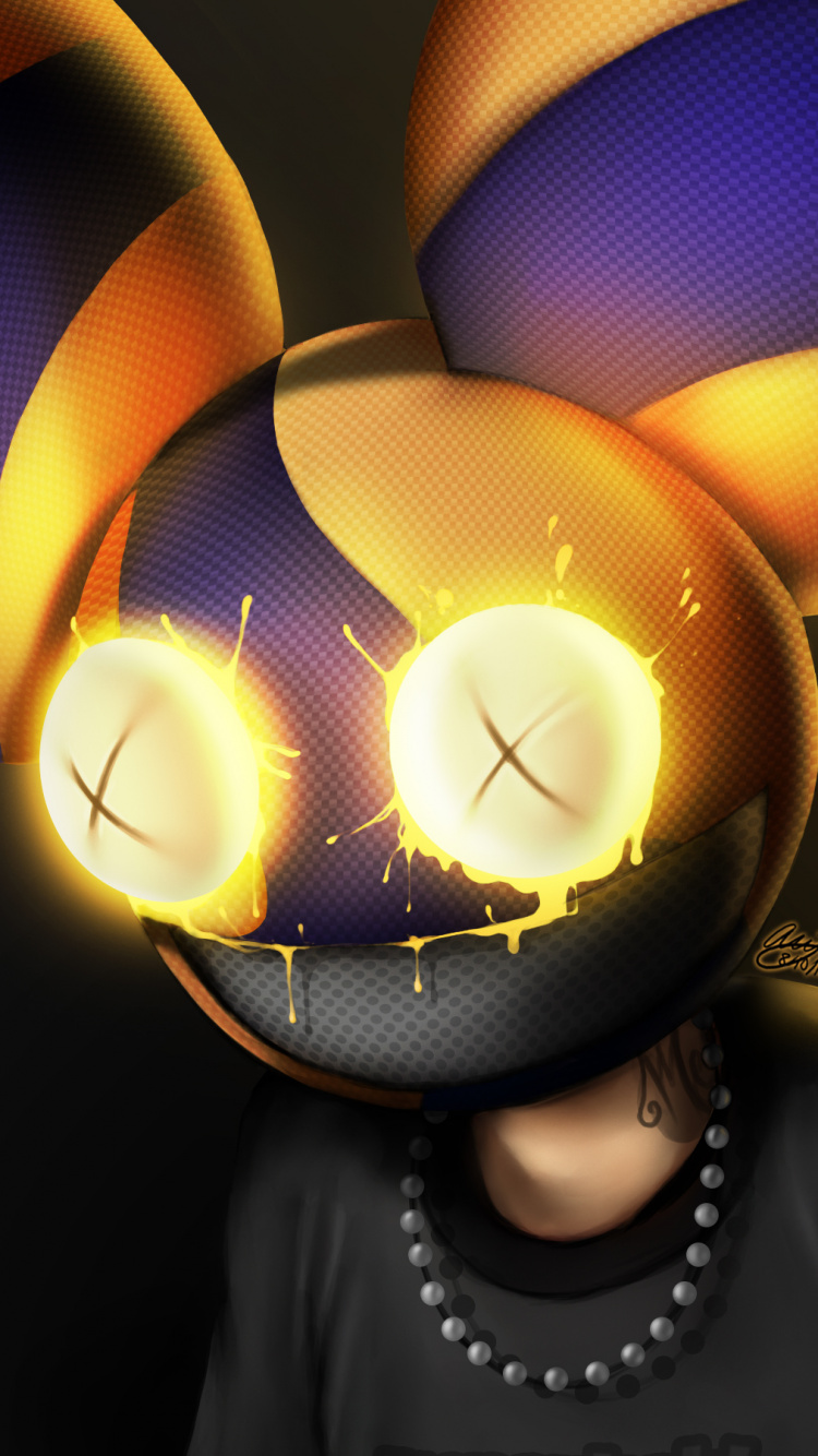 Обои ухо, улыбка, иллюстрация, дизайн, анимация в разрешении 750x1334