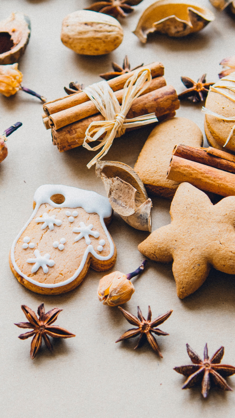 Обои рождественские специи, специя, Рождественский день, глинтвейн, корица в разрешении 750x1334