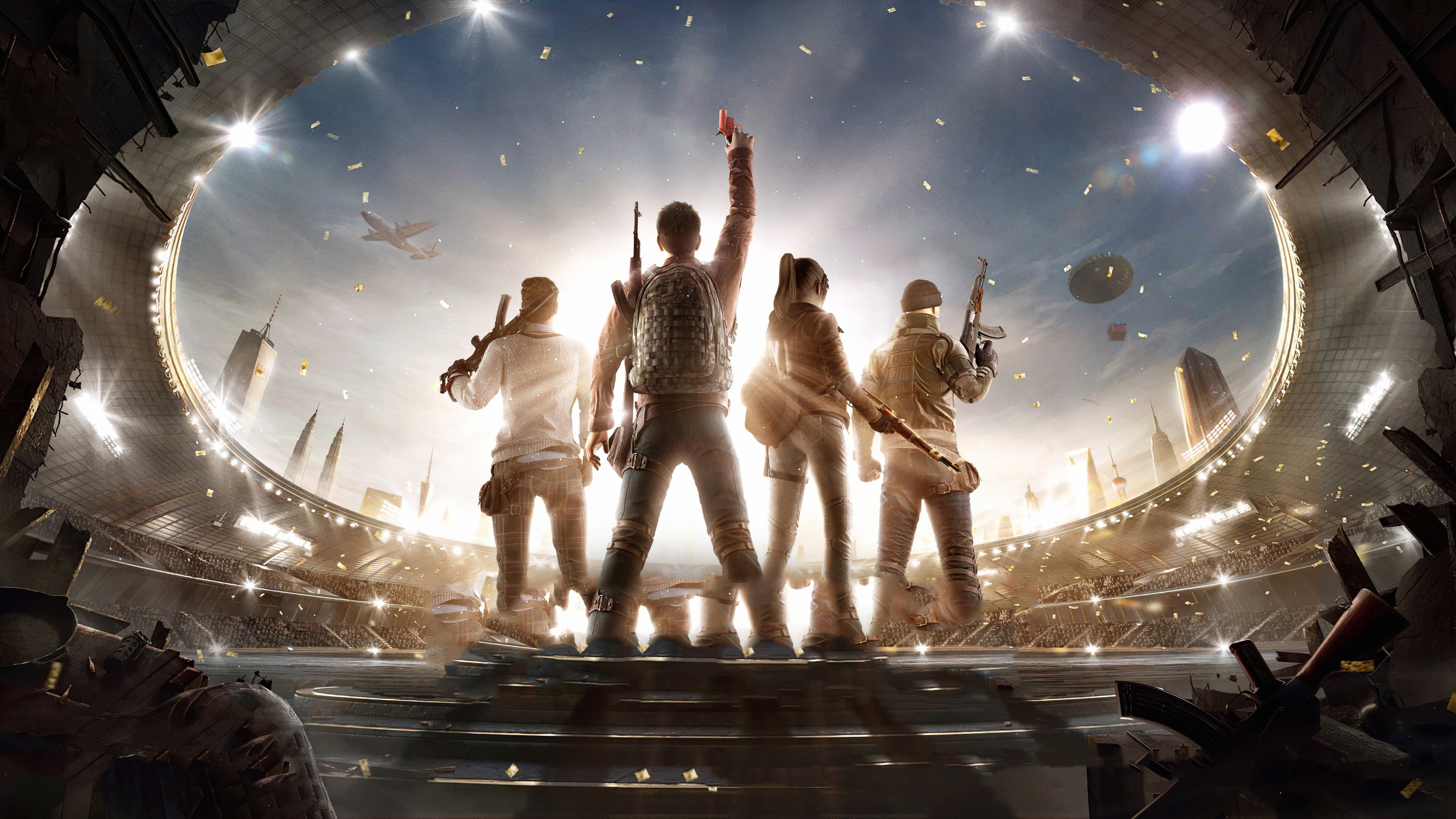 Обои мир, развлечение, жест, театральное искусство, толпа в разрешении 3840x2160