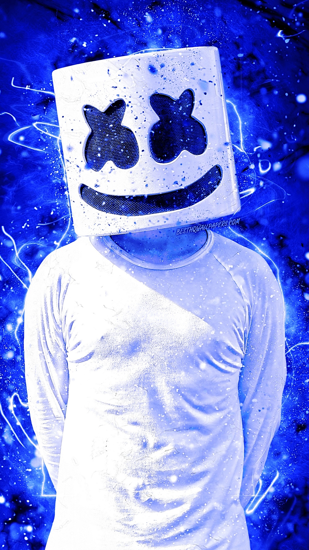 Обои синий кобальт, свет, синий, мажорель синий, Сохранить Ее Мелло в разрешении 1080x1920