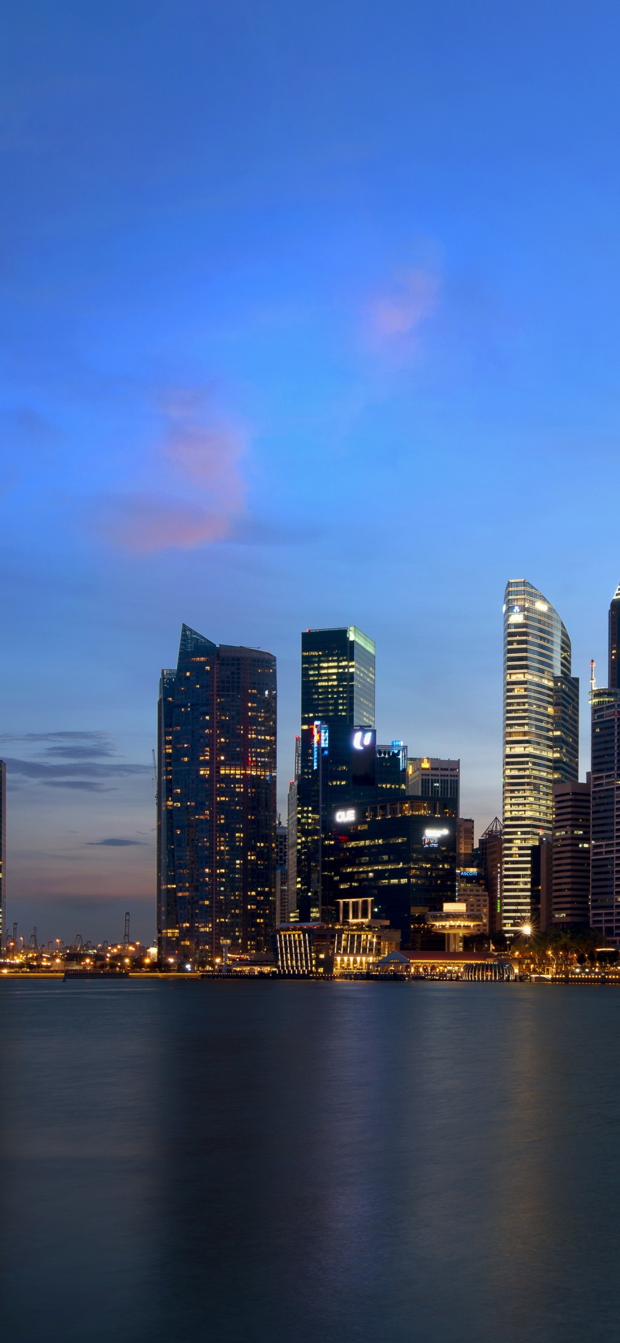 Обои городской пейзаж, Сингапур, город, линия горизонта, метрополия в разрешении 1242x2688