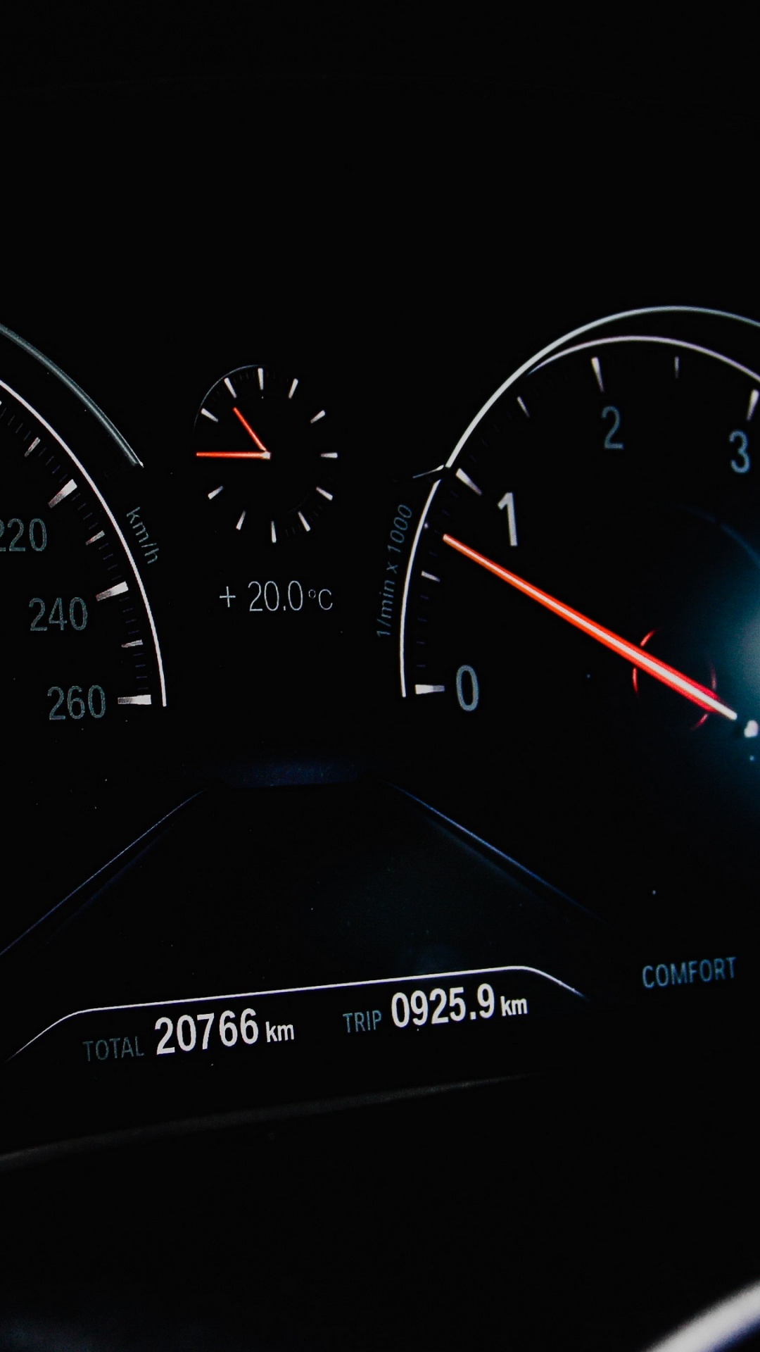 Обои laferrari, Феррари f12, спидометр, легковые автомобили, одометр в разрешении 1080x1920