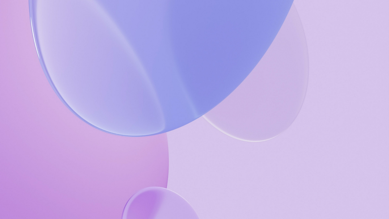 Обои Huawei, Huawei HarmonyOS 2.0, сирень, гармония, пурпур в разрешении 1366x768