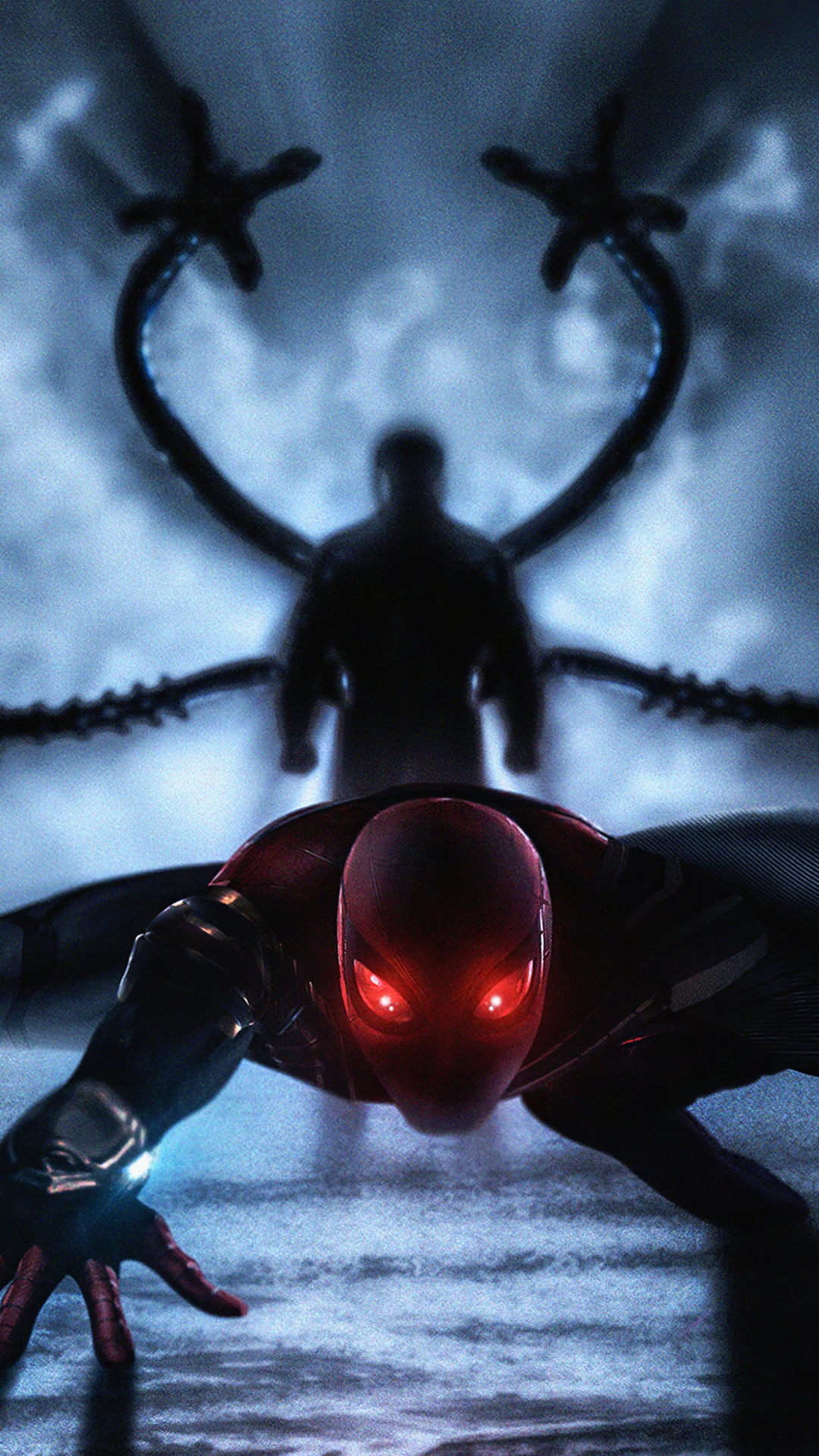 Обои темнота, демон, Цифровой композитинг, фикция, иллюстрация в разрешении 1080x1920