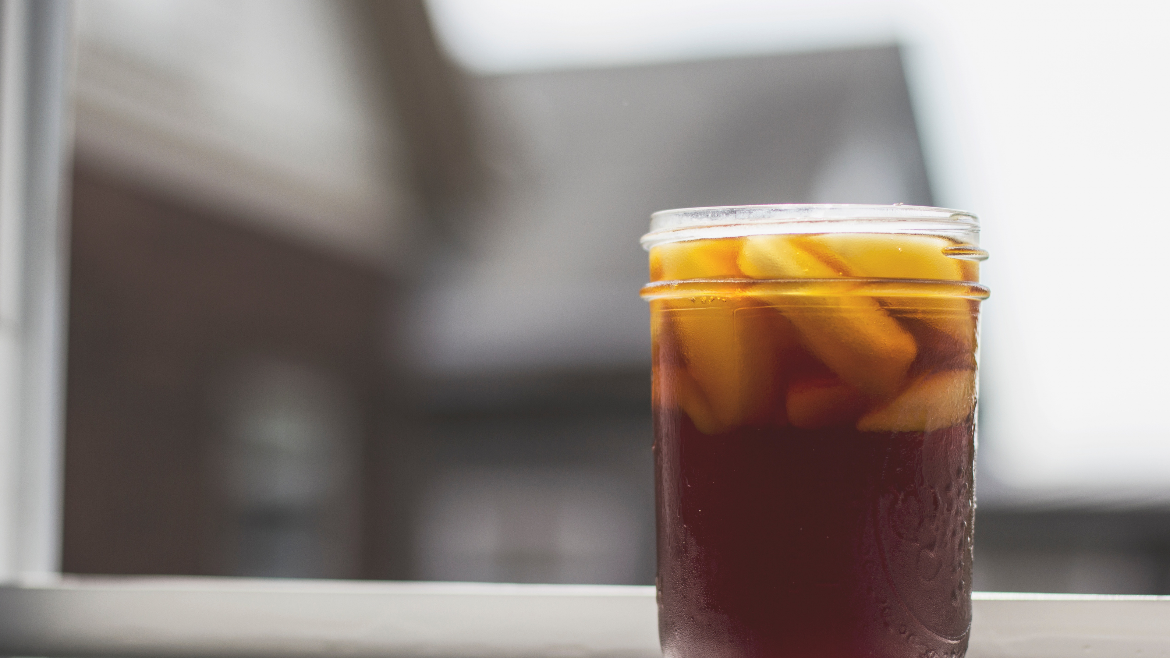 Обои чай со льдом, кофе со льдом, напиток, пища, ингредиент в разрешении 3840x2160