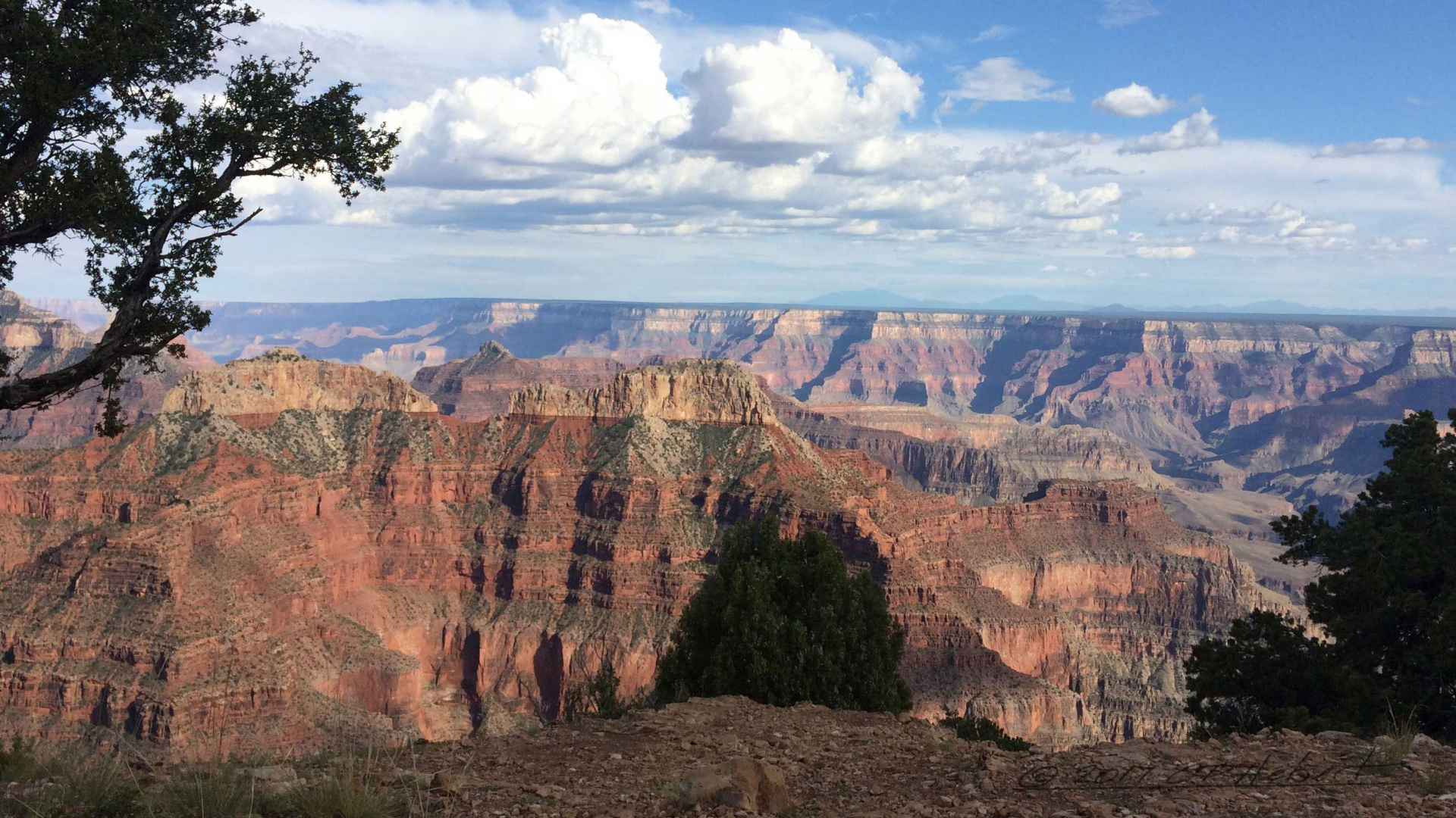 Обои Точка Возвышенный След, каньон, национальный парк, откос, обрыв в разрешении 1920x1080