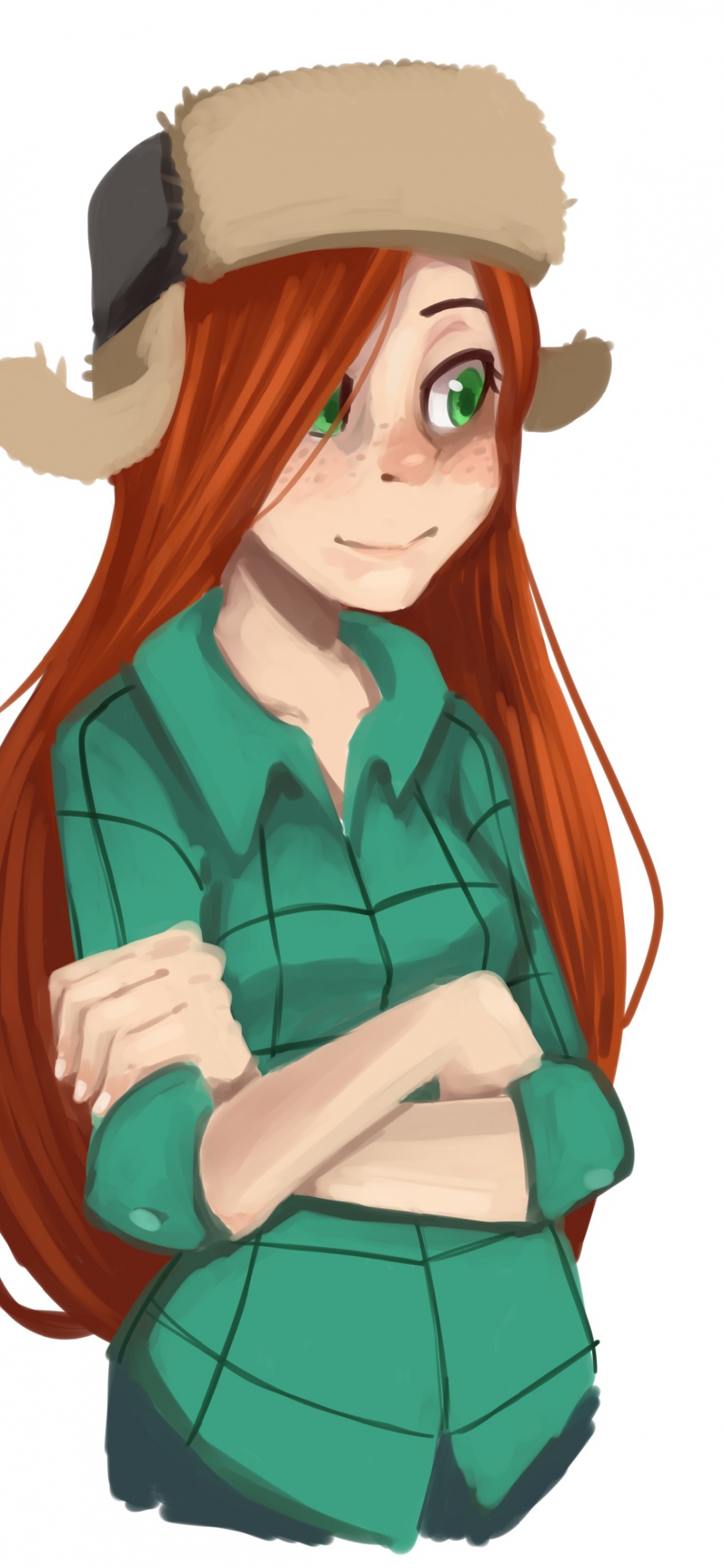 Обои Диппер Пайнс, Мэйбл Пайнс, рисование, мультфильм, аниме в разрешении 1125x2436