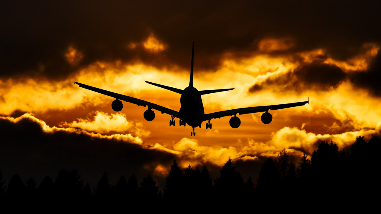 Обои полет, воздушное путешествие, авиация, авиакомпания, аэропорт в разрешении 1280x720