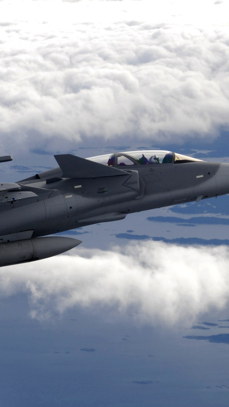 Обои самолет, реактивный самолет, самолеты, военный самолет, воздушные силы в разрешении 750x1334