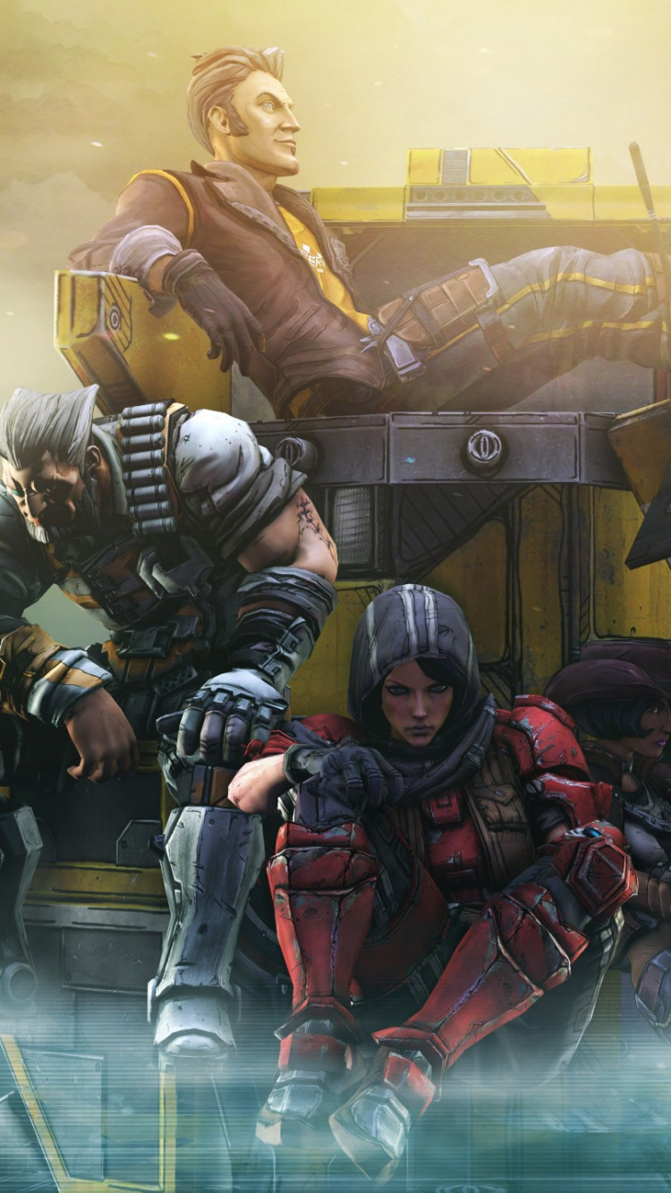 Обои Пограничье 3, Borderlands 2, Пограничье Предварительно Сиквел, В Borderlands Красивый Коллекция, Сказки из Borderlands в разрешении 750x1334
