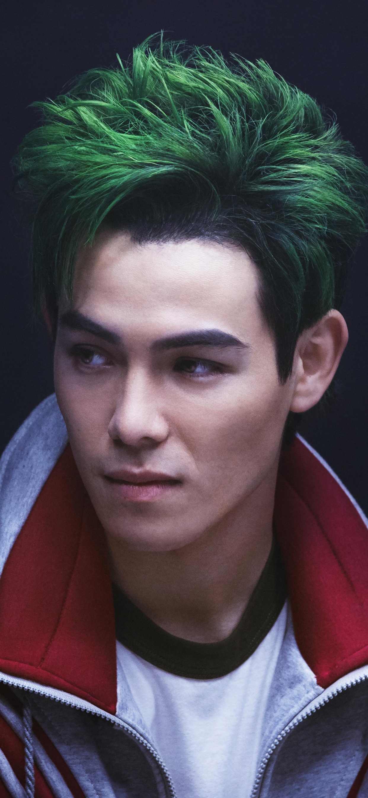 Обои Райан Поттер, Зверь Мальчик, ворон, Звездный огонь, волосы в разрешении 1242x2688