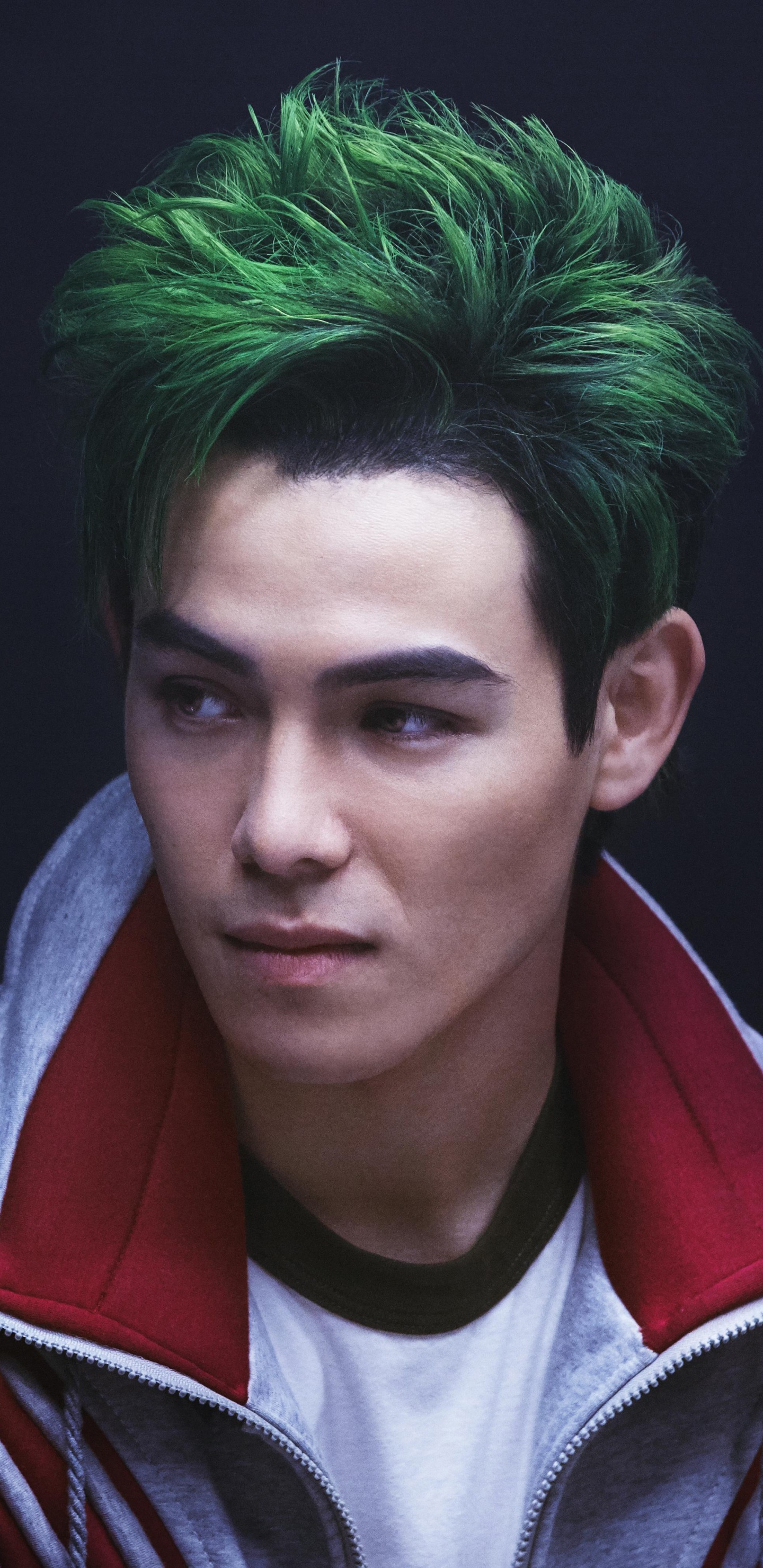 Обои Райан Поттер, Зверь Мальчик, ворон, Звездный огонь, волосы в разрешении 1440x2960