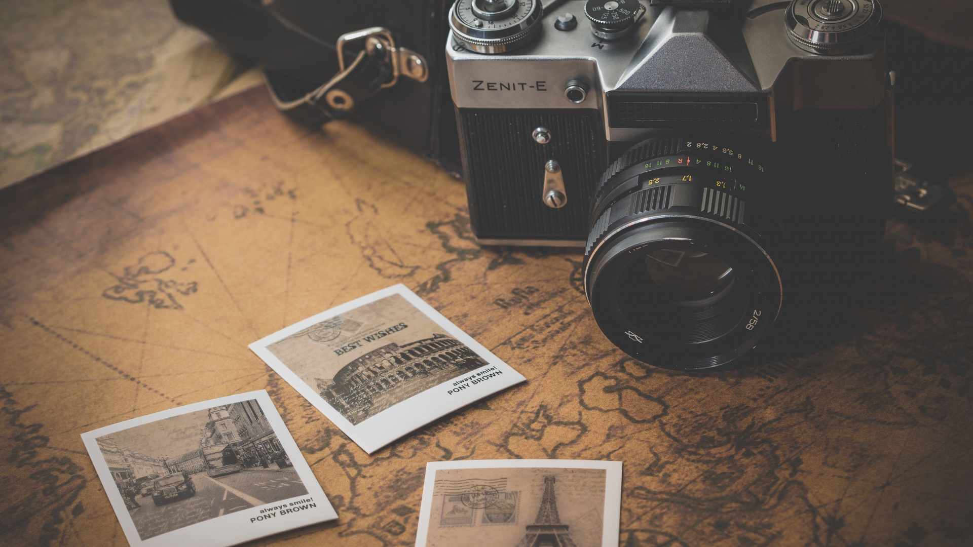 Обои камера, оптика камеры, аксессуары для камеры, Точка-и-снимай камеры, пленочный фотоаппарат в разрешении 1920x1080