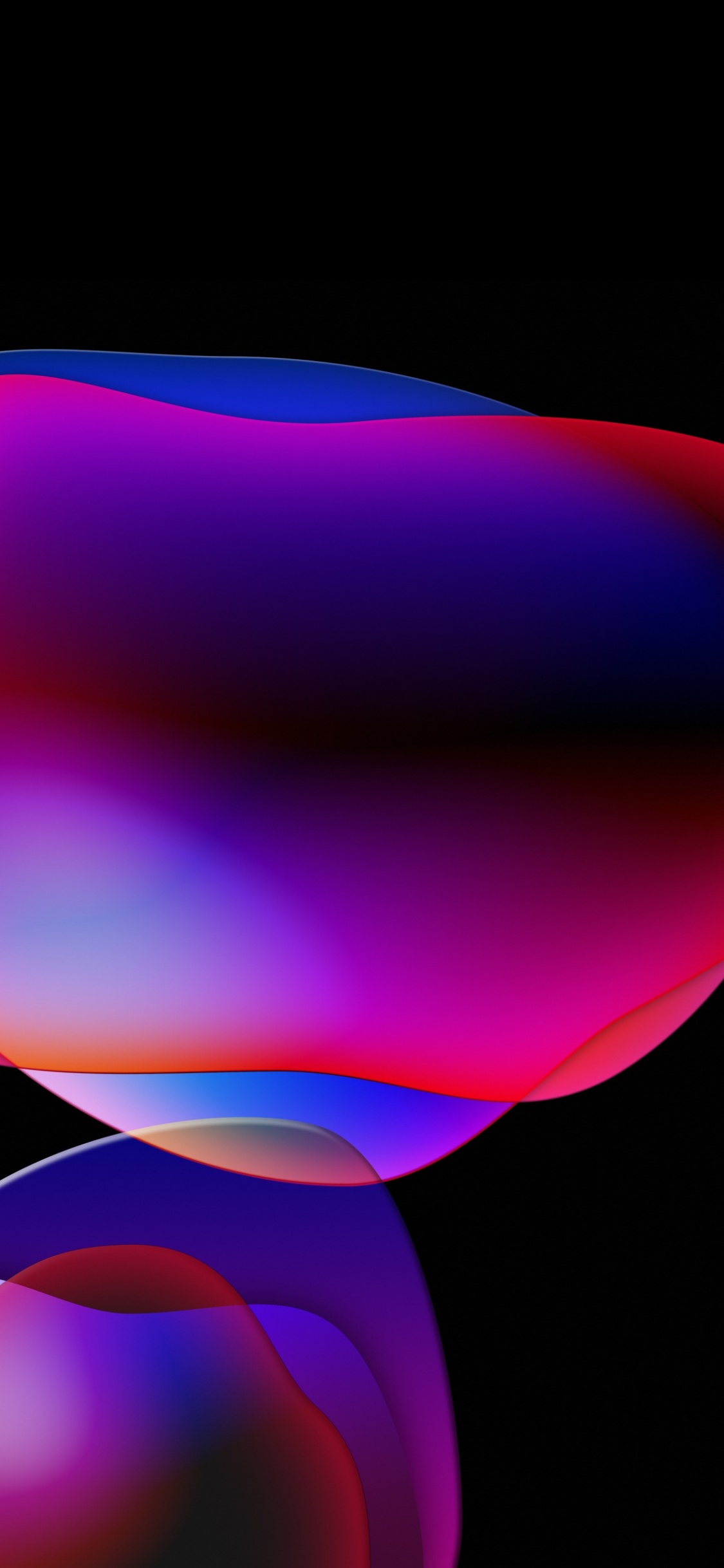 Обои свет, красочность, пурпур, лазурный, Фиолетовый в разрешении 1125x2436