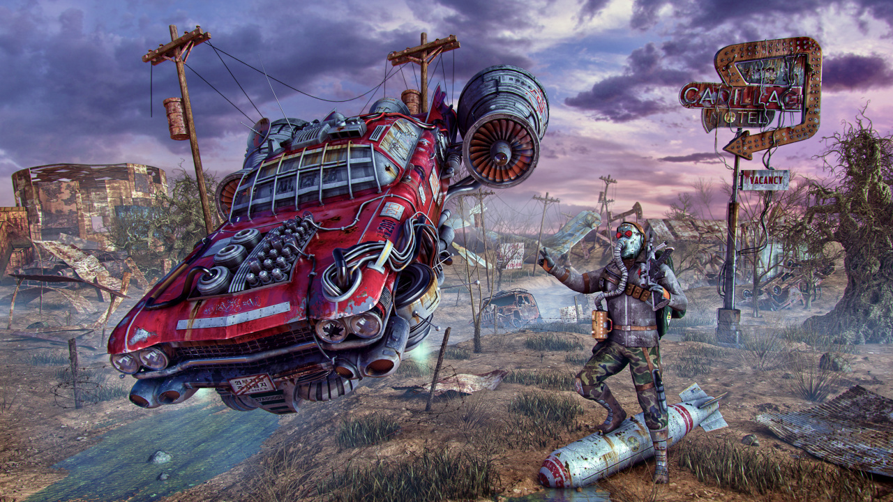 Обои фоллаут 3, фан арт, Думсдэй, арт, игры в разрешении 1280x720